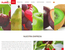 Tablet Screenshot of fruttita.cl
